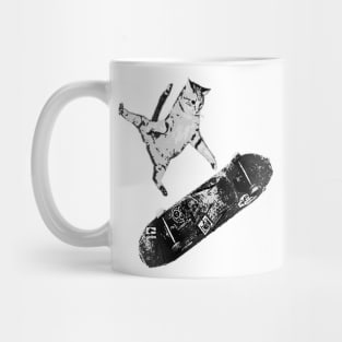 RAD SKATEBOARDING KICK FLIP CAT | SK8CAT Mug